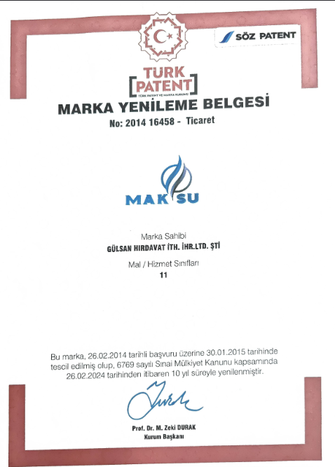 Marka Yenileme Belgesi