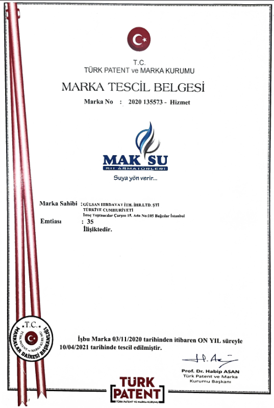 Marka Tescil Belgesi